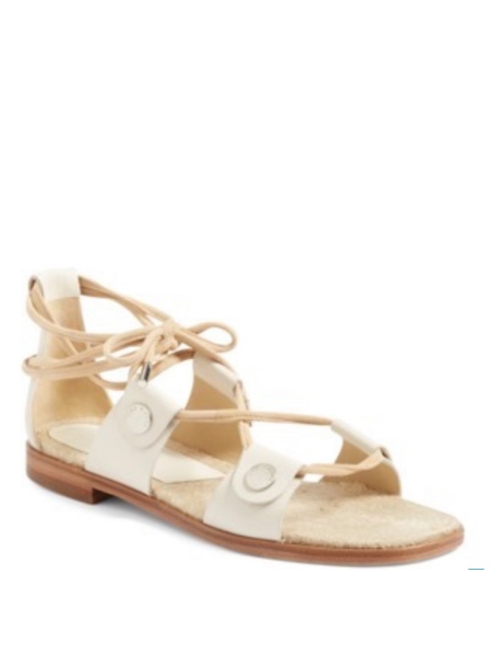 Rag & Bone Evelyn Gladiator Sandals in Ivory